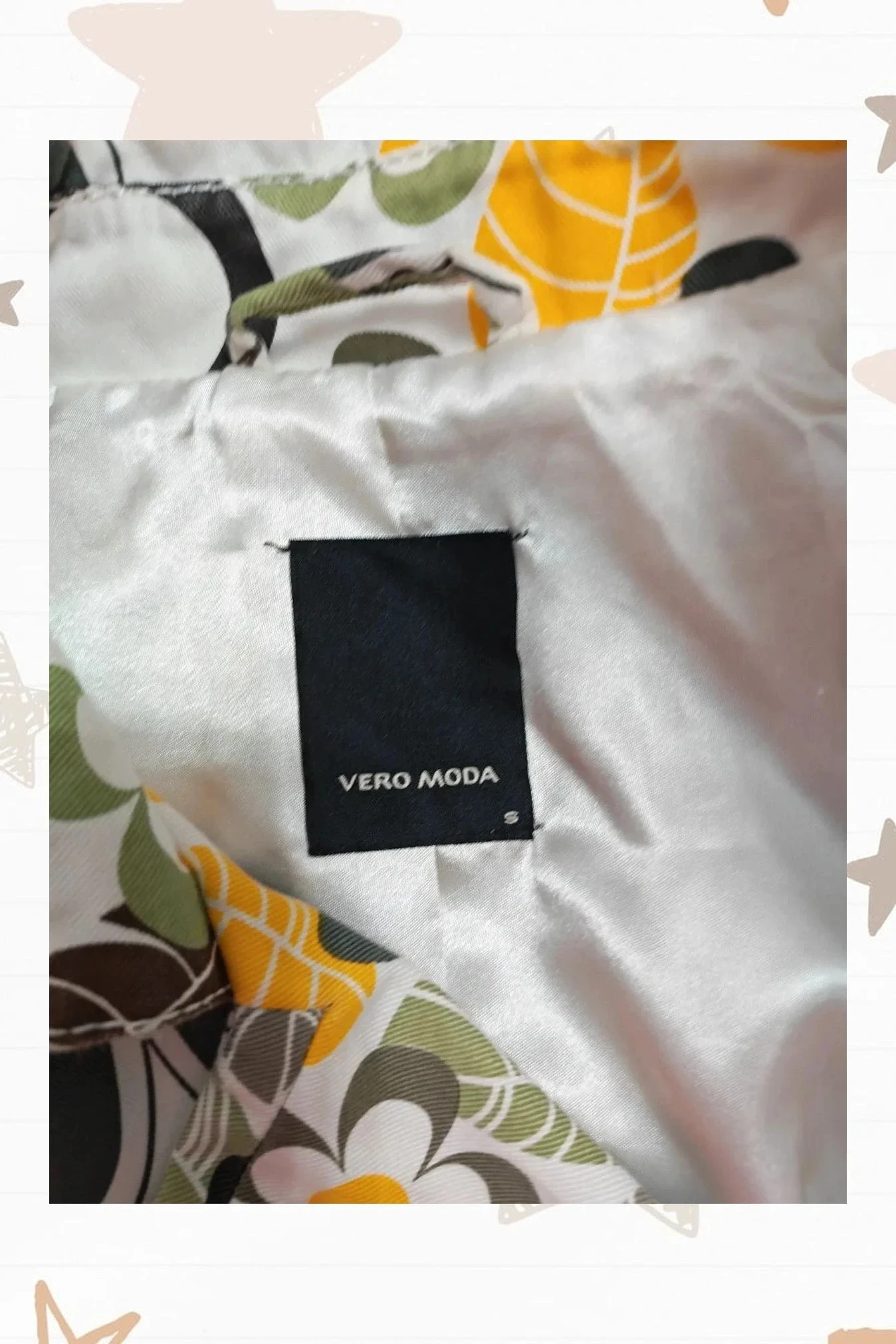 Jaqueta estampada estilo retrô - Tamanho S – photo 5